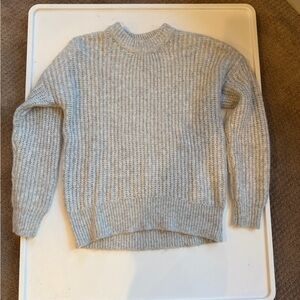 Sonoma Light Gray Women's Crew Neck Sweater